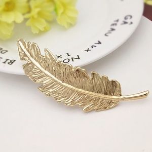 Leaf Hair Barrette Clip